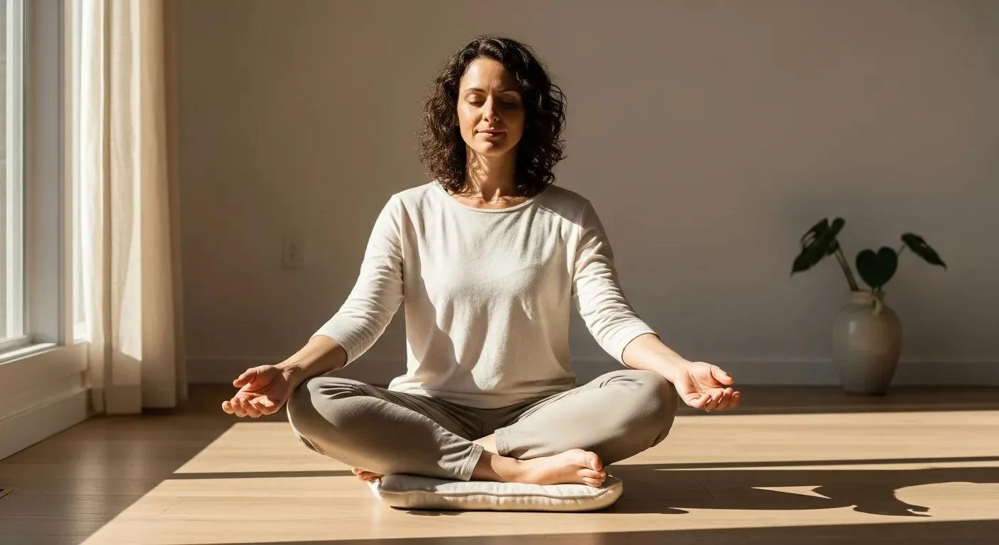 Quiet setting used for stress-management practice